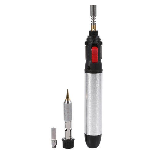 4 In 1 Cordless Butane Gas Iron Pen Kit Torches Tool Station