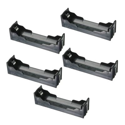 5pcs Black DIY ABS Storage Box Holder Case For Li-ion 18650