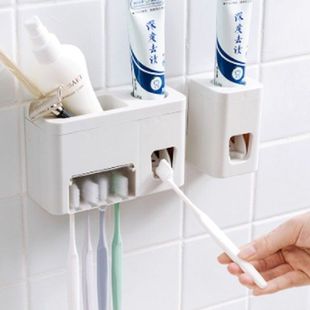 Toothpaste With Automatic Dispenser For Toothbrush Holder
