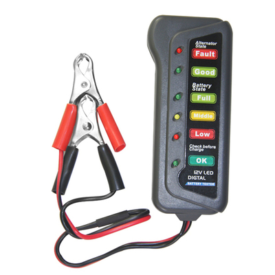 Battery Tester Capacity Tester Checker For 12V Battery Power