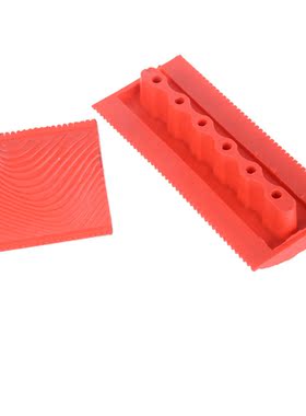 2pcs Red Wood Graining Rubber Painting Effects DIY Wall Deco