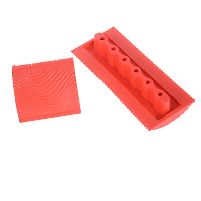 2pcs Red Wood Graining Rubber Painting Effects DIY Wall Deco