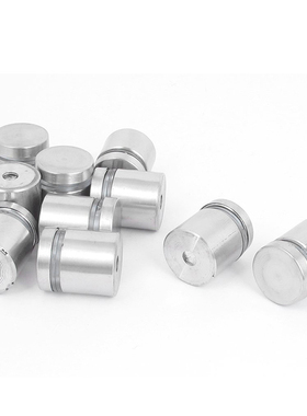 Frameless Glass 19mm x 20mm Standoff Pins Clamp 10pcs