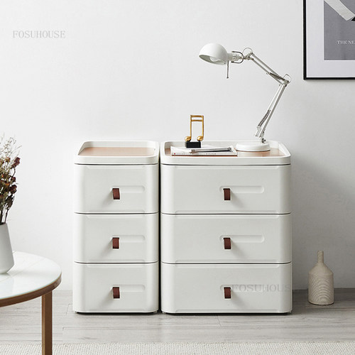 Nordic Creative Plastic Nightstand Minimalist Modern