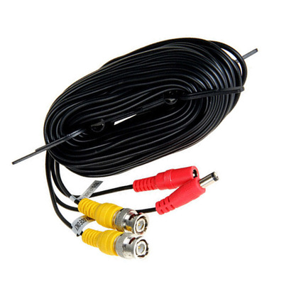 2 X 40m VIDEO POWER CABLE FOR CCTV CAMERAS DVR Security Syst