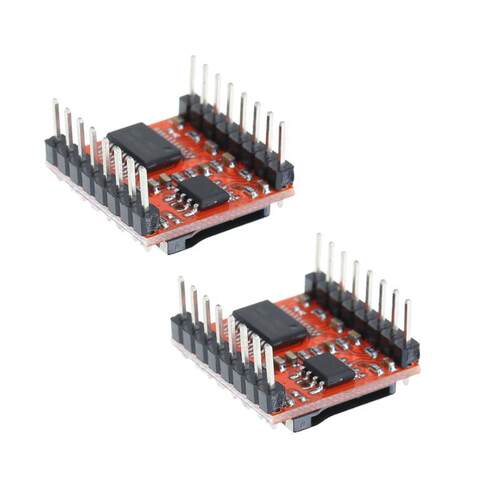 2 x Mini MP3 Voice Module SD/TF Voice Broadcast Trigger Play