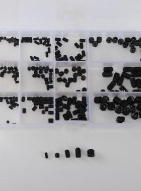240PCS Box-packed Black Hex Socket Flat Head Hexagon Screw C