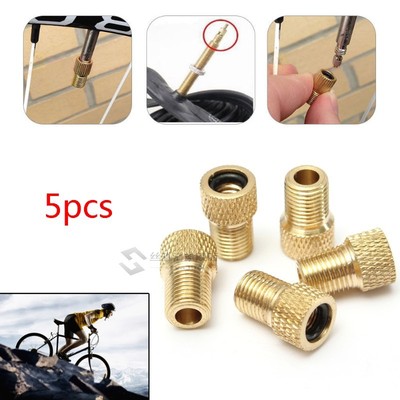 5Pcs Wheel Tire Transfer Valve Adapter Presta To Schrader Ci