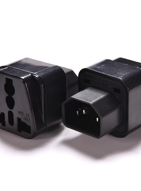 10A-16A 110V-250V  Black Female Socket To Pro IEC 320 PDU UP