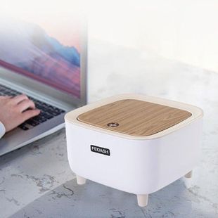 Mini Trash / Lid Waste Bin Garbage Basket Wastebasket for