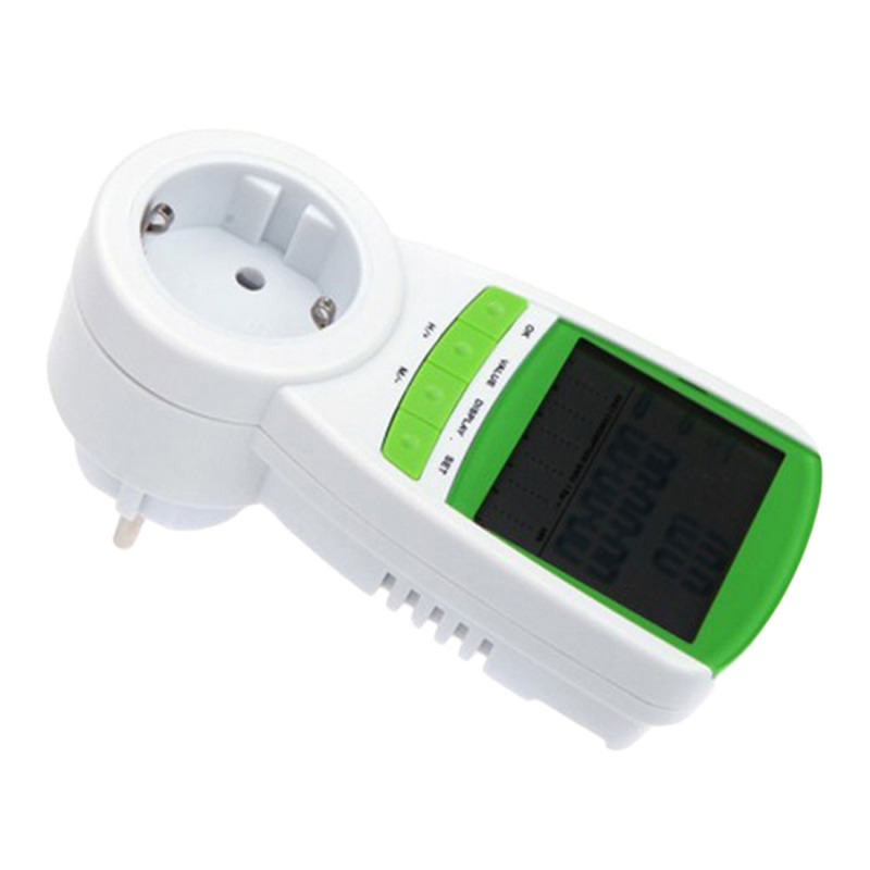 230V Wattmeter Voltmeter Power Meter LCD Wattage Current Fre