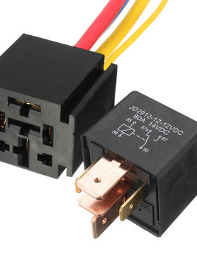 Car Relay 12V 80A 5Pin DC AMP SPDT Relay + Socket Car Starte