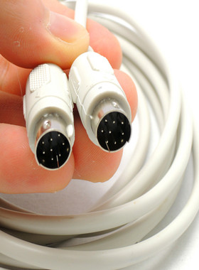 MD8 Mini Din 8 Mini din 8 pin Male-Male 1.5M cable Beige