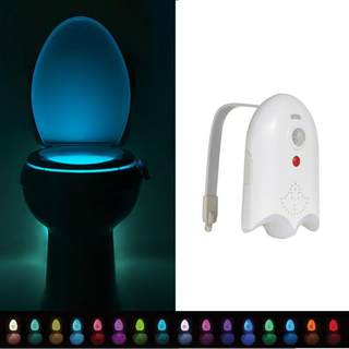 Smart PIR Motion Sensor Toilet Seat Night Light 16 Colors