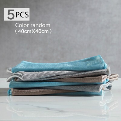 6PCS Microfiber glass cleaning towel mirror cleaning cloth c
