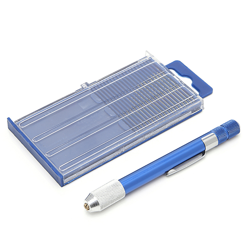 2Mini Twist Bits Set Index 61-80 w/Hand For Hobby t15