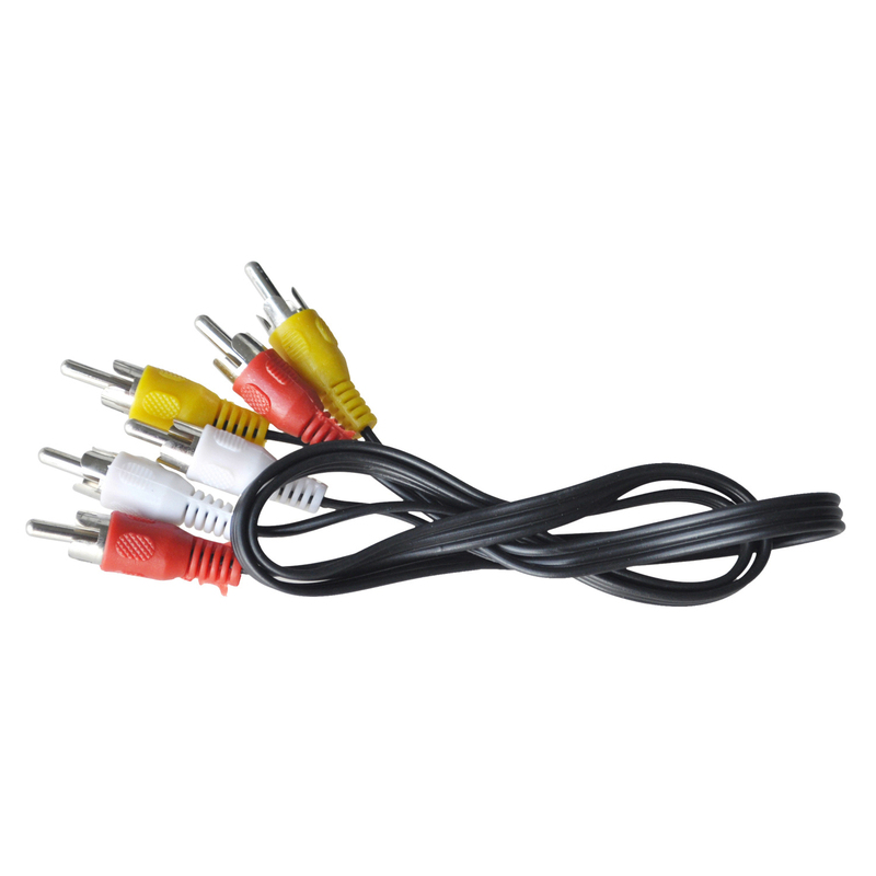 Black new 3 Port AV Audio RCA Phono Selector Switch