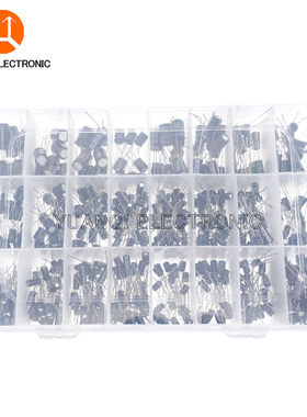 500Pcs/lot 0.1UF-1000UF 24Values Aluminum Electrolytic Capac