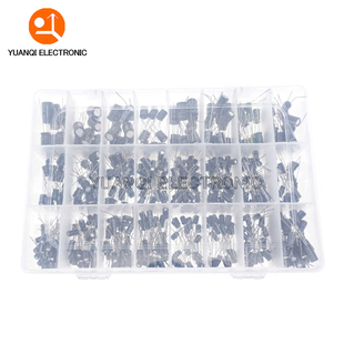 500Pcs/lot 0.1UF-1000UF 24Values Aluminum Electrolytic Capac