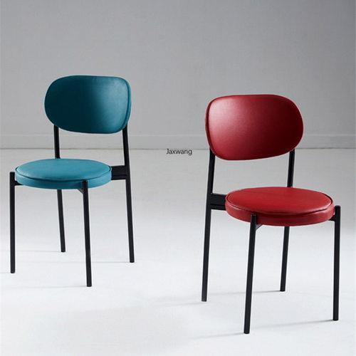 Simple Dining Chairs for Kitchen Leather Modern Simple Art
