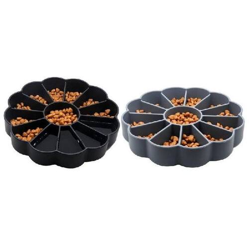Dog Puzzle Bowl Dog Bowl Slow Feeder Silicone Raised Cat