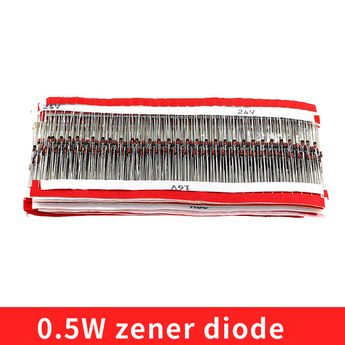 1020pcs 34 value high-voltage Zener diode 0.5W 2V~47V 1/2W Z