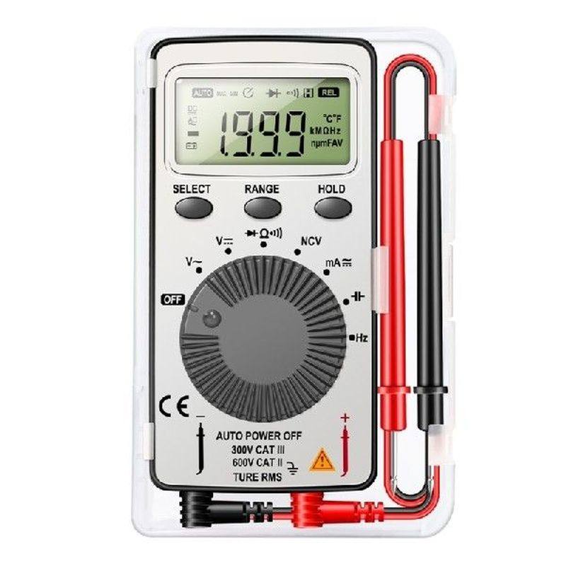digital multimeter auto-ranging voltmeter tester meter