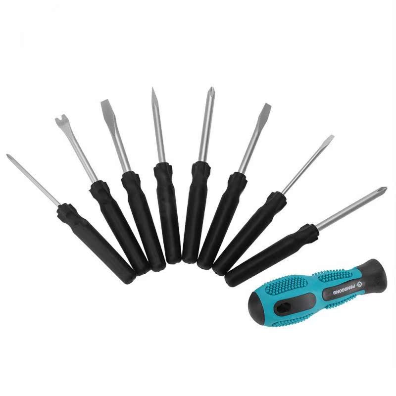 9 In 1 Bits Kit Slotted and Cross Insulated Head Handle Comb