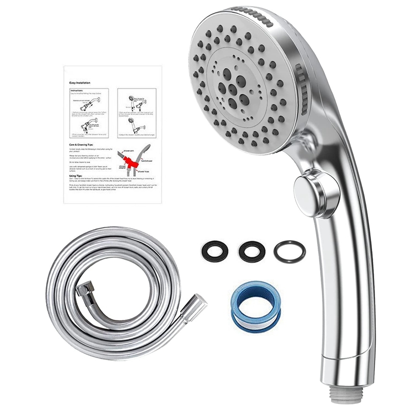 Hot Shower Head With Hose Water Saving Modes Increases