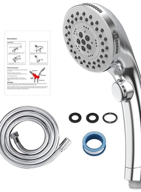 Hot Shower Head With Hose Water Saving Modes Increases