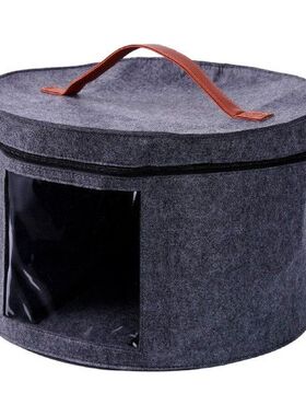 Hat Box Organizer Round Travel Hat Boxes | Foldable Hat