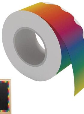 Rainbow Classroom Border Colorful Bulletin Board Borders