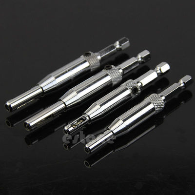 4x HSS Self Centering Hinge Drill Bits Set Door Cabinet 5/64