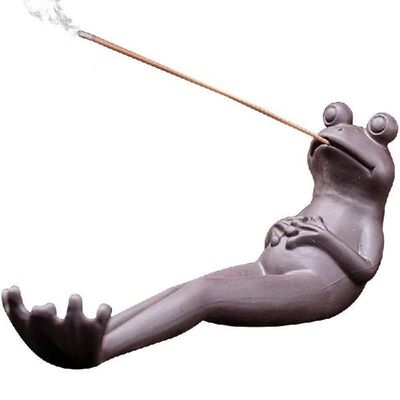 Incense Holder For Sticks Funny Frog Shaped Incense Buner