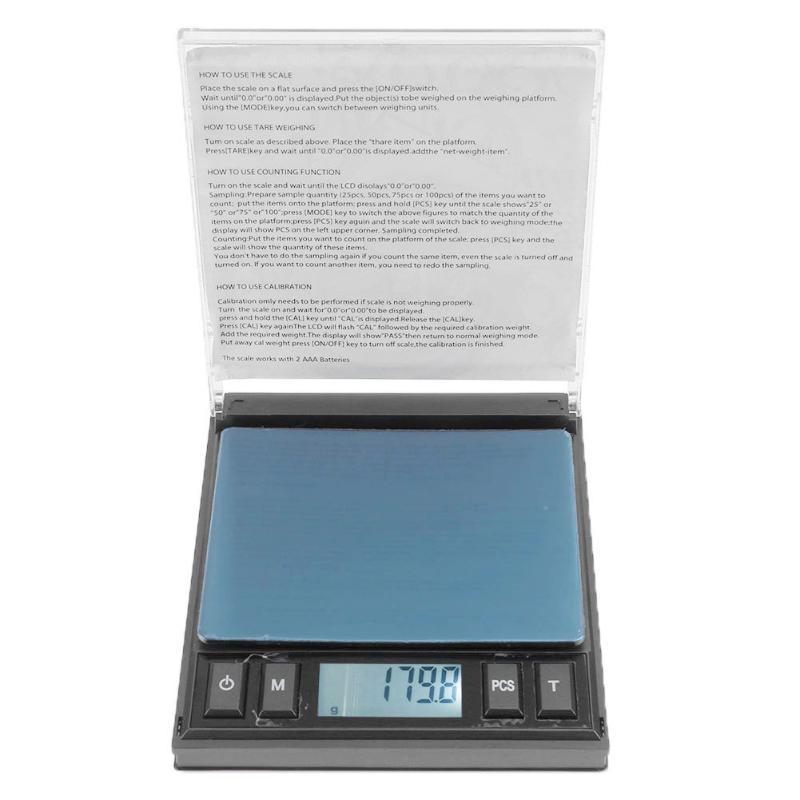 Large CD Backlight HighScale Weighing Jewelry Scale 100g/0.0