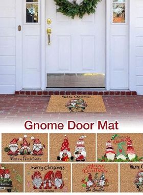 Gnome Door Mat Nonslip Entryway Floor Rug Home Door Mat