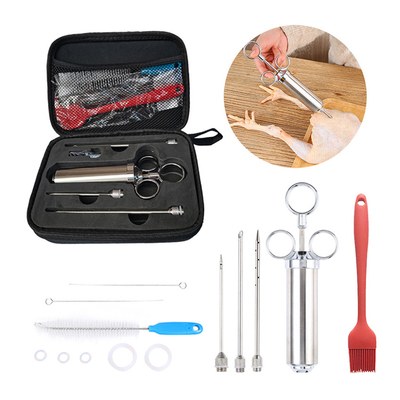Newest Stainless Steel Meat Marinade Set Needles Spice