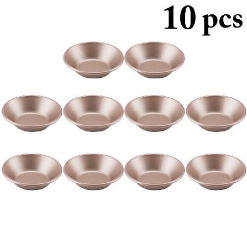 10PCS Egg Tart Cup Nonstick Bakeware DIY Cupcake Muffin