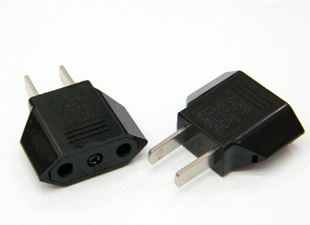 Travel Power Plug Adapter EU  to US USA Adaptor Converter AC