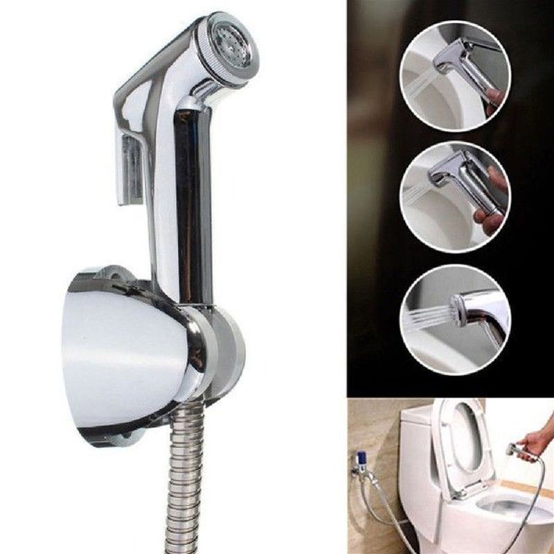 Stainless Steel Toilet Bidet Tap Set Handheld Shower