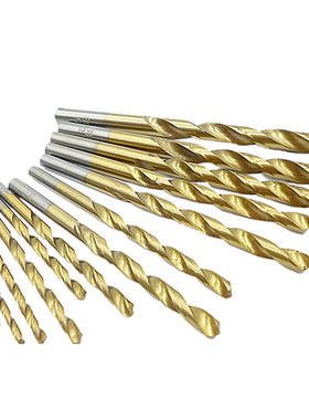 13pcs Carpentry Hss Twist Drill Bit Set 1.5-6.5mm Ti Metric