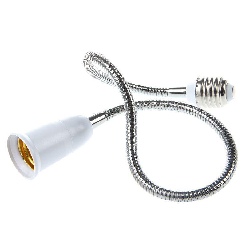 E27 to E27 Bulb Extension Adaptor Converter(White,60cm)