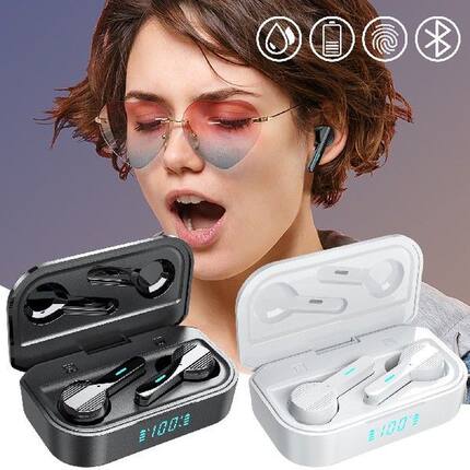 Wireless Headset Bluetooth Headphones With Charging Case