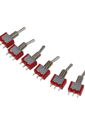 6 Pcs AC 250V 2A 120V 5A SPDT On/Off/On 3 Position Toggle Sw