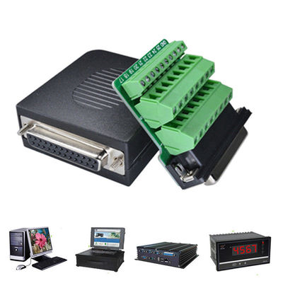 DB25 D-Sub 25 Pin Male Terminals Screw Cable Plug Cover Sold