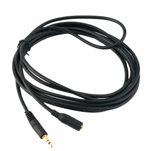 Male to Female Audio Extension Cable Nickel-plated connector
