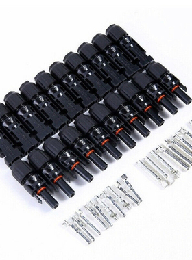 10 Sets Solar Panel Cable Connectors 30A Male Female M/F Wir