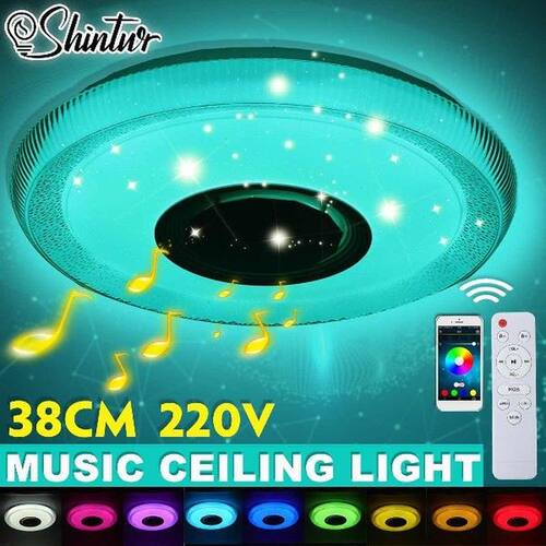 Modern RGB LED Ceiling Lights Home Lighting 38CM APP