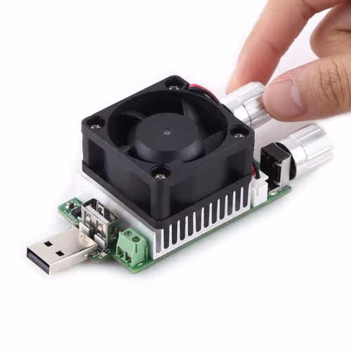 35W DC 3V-21V USB Load Battery Discharge Capacity Tester wit