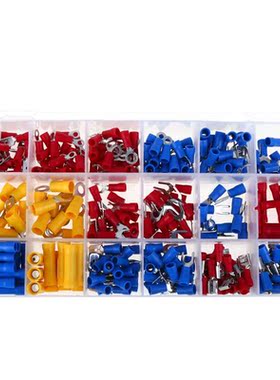 300pcs 3 colors Wire Copper Connector Insulated Cord Pin End